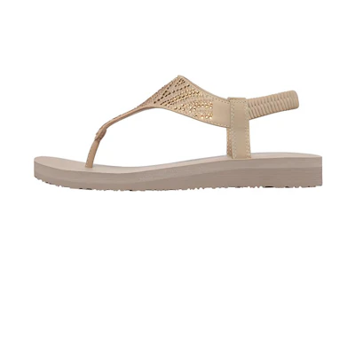 (W) Skechers Meditation-New Moon 'Grey Brown'