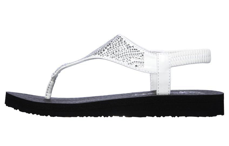 (Women) Skechers Meditation-New Moon 'White' 32919-WHT