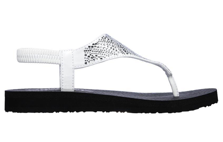 Order (Women) Skechers Meditation-New Moon 'White' 32919-WHT