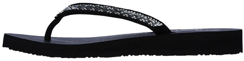 (Women) Skechers Meditation-Perfect 10 'Black Silver' 31756-BKSL (Women) Skechers Meditation-Perfect 10 'Black Silver' 31756-BKSL