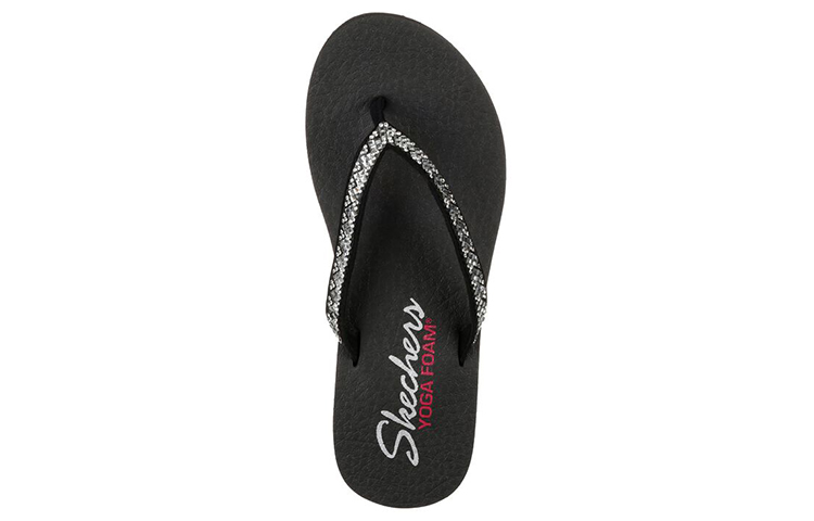 Lookbook (Women) Skechers Meditation-Perfect 10 'Black Silver' 31756-BKSL