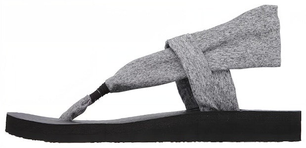 (W) Skechers Meditation-Studio Kicks Sandal Slip-On 'Abu Abu Hitam' 38615-GRY Buy (W) Skechers Meditation-Studio Kicks Sandal Slip-On 'Abu Abu Hitam' 38615-GRY