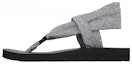 Buy (W) Skechers Meditation-Studio Kicks Slip-On Sandal 'Kelabu Hitam' 38615-GRY