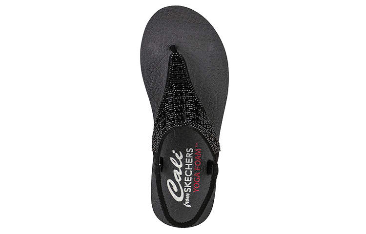 Lookbook (W) Skechers Meditation-Sweet Rock 'Hitam Slip-On' 119293-BBK