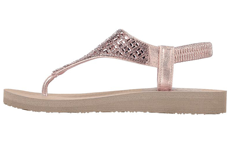 (Women) Skechers Meditation-Sweet Rock 'Pink Slip-On' 119293-RSGD