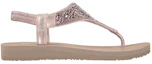Order (W) Skechers Meditation-Sweet Rock 'Pink Slip-On Wanita' 119293-RSGD