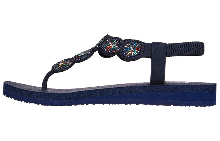 (Women) Skechers Meditation-Sweet Sparkle 'Blue' 119291-NVMT