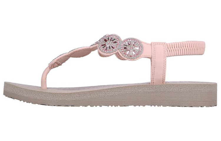 (Women) Skechers Meditation-Sweet Sparkle 'Pink Slip-On' 119291-LTPK