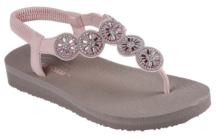 Lookbook (W) Skechers Meditation-Sweet Sparkle ''Rose Slip-On'' 119291-LTPK
