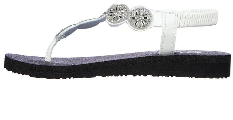women-skechers-meditation-sweet-sparkle-slip-on-black-white-119291-wht