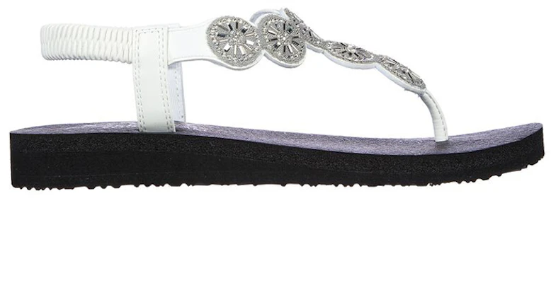 (W) Skechers Meditation-Sweet Sparkle Slip-On 'Hitam Putih' 119291-WHT Order (W) Skechers Meditation-Sweet Sparkle Slip-On 'Hitam Putih' 119291-WHT