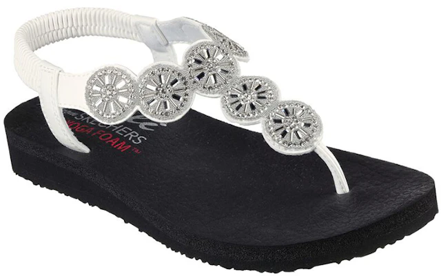 (W) Skechers Meditation-Sweet Sparkle Slip-On 'Hitam Putih' 119291-WHT Lookbook (W) Skechers Meditation-Sweet Sparkle Slip-On 'Hitam Putih' 119291-WHT