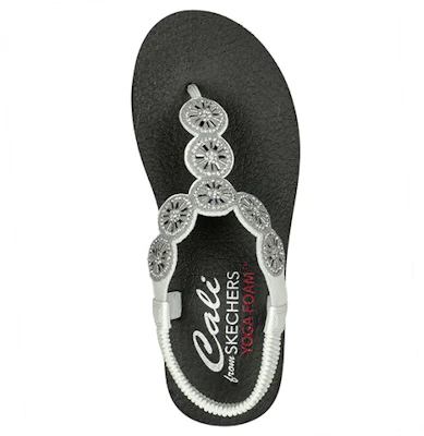 (W) Skechers Meditation-Sweet Sparkle Slip-On 'Hitam Putih' 119291-WHT Shop (W) Skechers Meditation-Sweet Sparkle Slip-On 'Hitam Putih' 119291-WHT