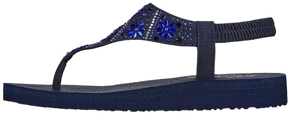 (Women) Skechers Meditation 'Blue Fashion Slingback Sandal' 119290-NVY Buy (Women) Skechers Meditation 'Blue Fashion Slingback Sandal' 119290-NVY