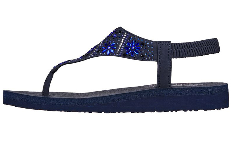(Women) Skechers Meditation 'Blue Fashion Slingback Sandal' 119290-NVY