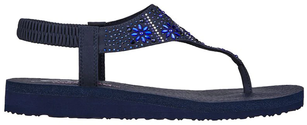 (W) Skechers Meditation 'Sandalia Azul con Correa Slingback de Moda' 119290-NVY Order (W) Skechers Meditation 'Sandalia Azul con Correa Slingback de Moda' 119290-NVY