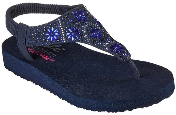 (Women) Skechers Meditation 'Blue Fashion Slingback Sandal' 119290-NVY Lookbook (Women) Skechers Meditation 'Blue Fashion Slingback Sandal' 119290-NVY