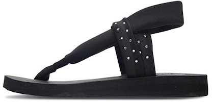 (Women) Skechers Meditation 'Fashion Strap Sandal Black' 38612-BLK (Women) Skechers Meditation 'Fashion Strap Sandal Black' 38612-BLK