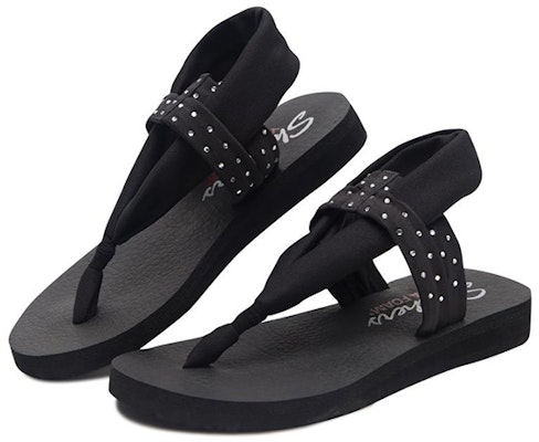 (Women) Skechers Meditation 'Fashion Strap Sandal Black' 38612-BLK Lookbook (Women) Skechers Meditation 'Fashion Strap Sandal Black' 38612-BLK