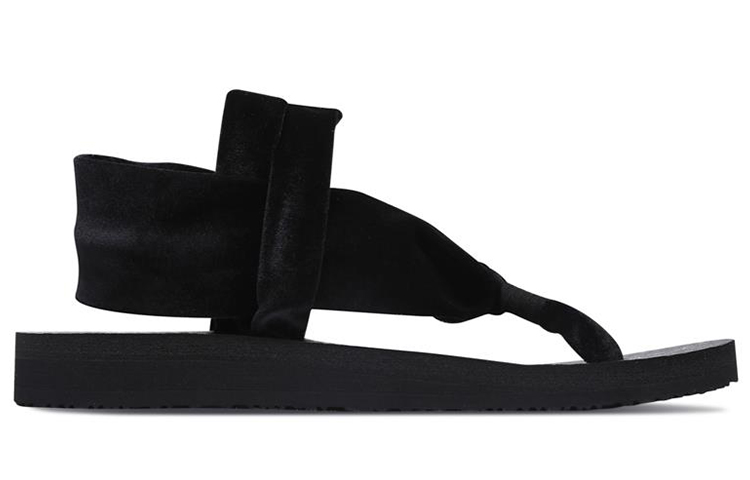 Order (Women) Skechers Meditation Sandal 'All Black' 31551-BBK
