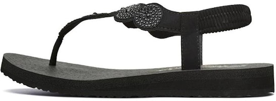 (Women) Skechers Meditation Sandal 'All Black' 31755-BBK (Women) Skechers Meditation Sandal 'All Black' 31755-BBK