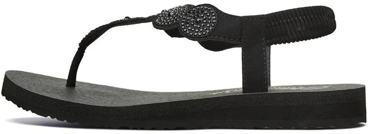 women-skechers-meditation-sandal-all-black-31755-bbk