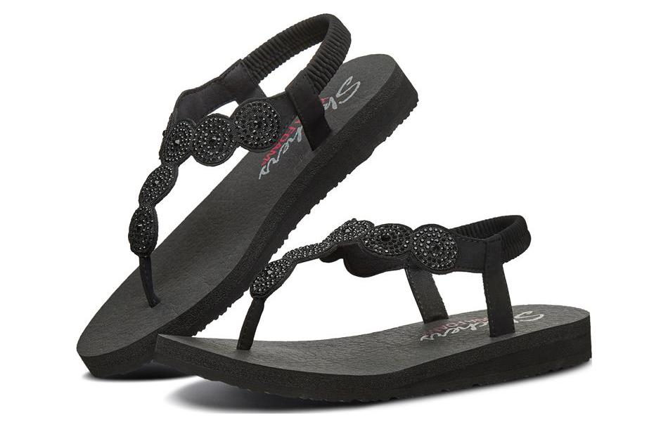 Lookbook (W) Sandalias Skechers Meditation 'Todo Negro'. 31755-BBK