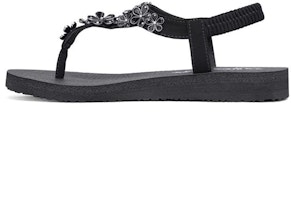 (Women) Skechers Meditation Sandal 'All Black' 32922-BBK (Women) Skechers Meditation Sandal 'All Black' 32922-BBK