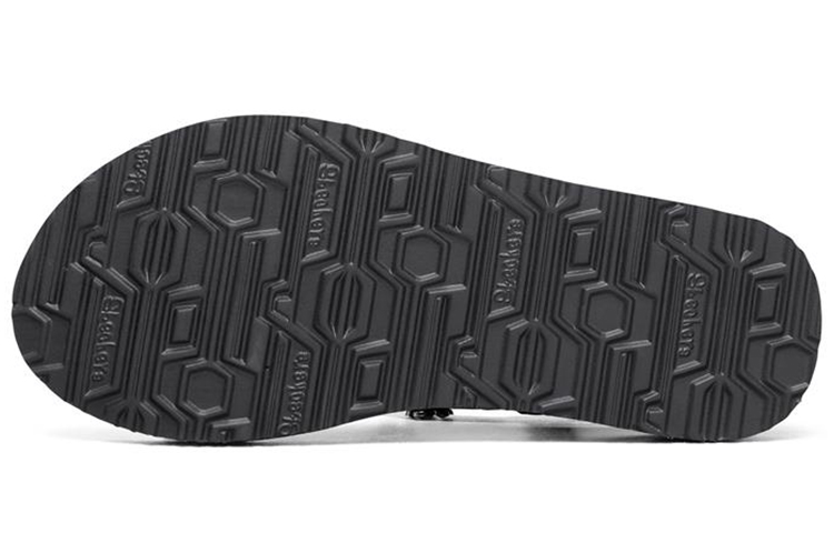 Shop (Women) Skechers Meditation Sandal 'All Black' 32922-BBK
