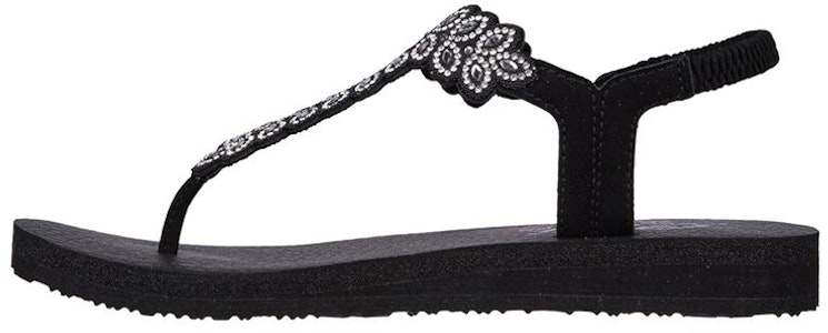 (W) (女性用)スケッチャーズ メディテーション サンダル 'ブラック&ホワイト' 119311-BLK 119311-BLK Buy (W) (女性用)スケッチャーズ メディテーション サンダル 'ブラック&ホワイト' 119311-BLK 119311-BLK