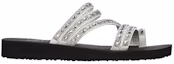 Order (W) Skechers Sandal Meditasi 'Hitam dan Putih' 119287-WHT