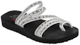 Lookbook (W) Skechers Sandal Meditasi 'Hitam dan Putih' 119287-WHT