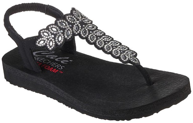 (W) (女性用)スケッチャーズ メディテーション サンダル 'ブラック&ホワイト' 119311-BLK 119311-BLK Lookbook (W) (女性用)スケッチャーズ メディテーション サンダル 'ブラック&ホワイト' 119311-BLK 119311-BLK