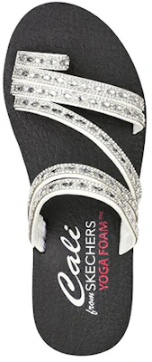 (W) Skechers Sandal Meditasi 'Hitam dan Putih' 119287-WHT Shop (W) Skechers Sandal Meditasi 'Hitam dan Putih' 119287-WHT