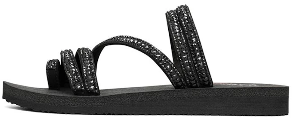 Skechers Meditation 時尚運動拖鞋 女款 黑色 Buy Skechers Meditation 時尚運動拖鞋 女款 黑色