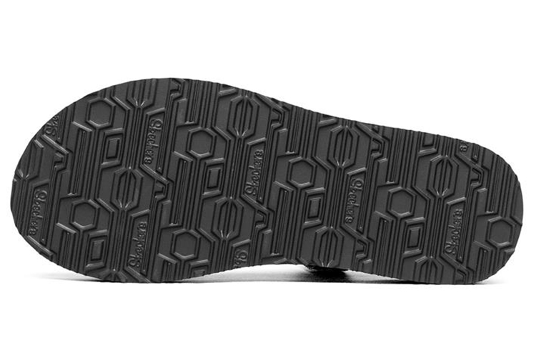 Shop Skechers Meditation 時尚運動拖鞋 女款 黑色