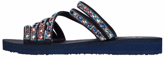 (Women) Skechers Meditation Sandal 'Blue Fashion' 119287-NVMT (Women) Skechers Meditation Sandal 'Blue Fashion' 119287-NVMT