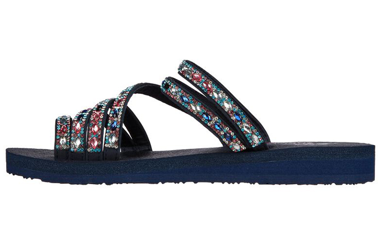 (Women) Skechers Meditation Sandal 'Blue Fashion' 119287-NVMT