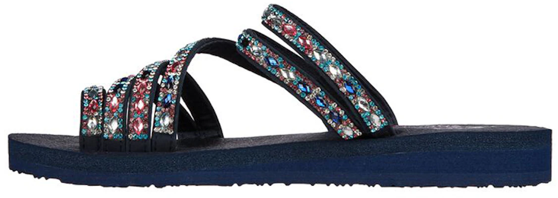 (W) Skechers Sandal Meditasi 'Blue Fashion' 119287-NVMT Buy (W) Skechers Sandal Meditasi 'Blue Fashion' 119287-NVMT