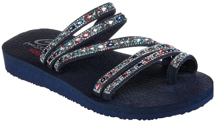 (W) Skechers Sandal Meditasi 'Blue Fashion' 119287-NVMT Lookbook (W) Skechers Sandal Meditasi 'Blue Fashion' 119287-NVMT