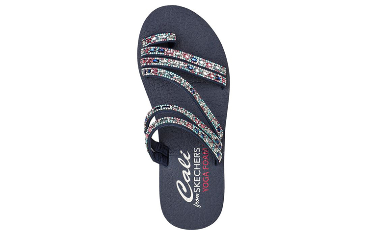 Shop (W) Skechers Sandal Meditasi 'Blue Fashion' 119287-NVMT