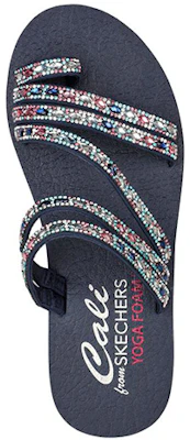(W) Skechers Sandal Meditasi 'Blue Fashion' 119287-NVMT Shop (W) Skechers Sandal Meditasi 'Blue Fashion' 119287-NVMT