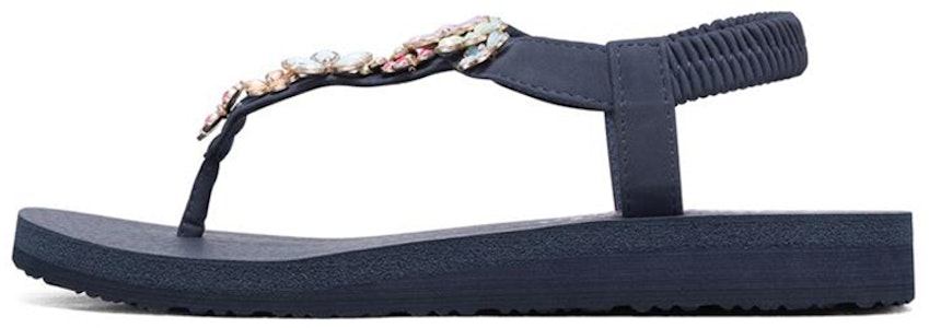 (W) (女性用) スケッチャーズ メディテーション サンダル "ブルーヒュー" 32922-NVMT 32922-NVMT Buy (W) (女性用) スケッチャーズ メディテーション サンダル "ブルーヒュー" 32922-NVMT 32922-NVMT