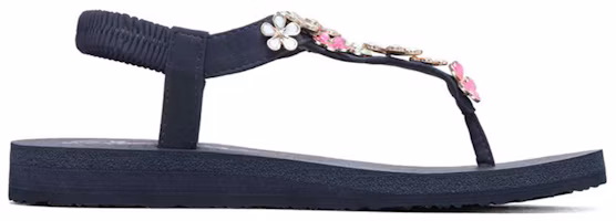 Order Skechers Meditation 時尚背帶式涼鞋 女款 藍彩