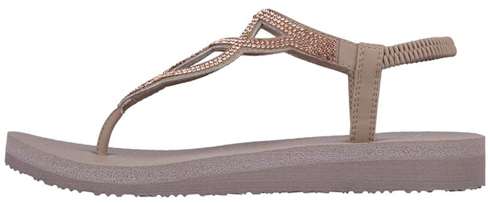 (Women) Skechers Meditation Sandal 'Brown' 119157-TPE Buy (Women) Skechers Meditation Sandal 'Brown' 119157-TPE