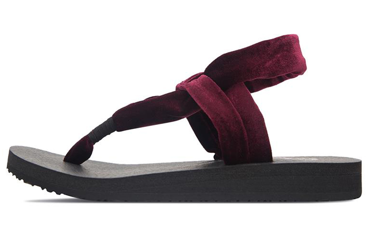 (Women) Skechers Meditation Sandal 'Burgundy Fashion' 31551-WINE