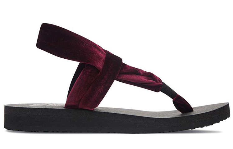 Order (W) Sandal Skechers Meditation 'Burgundy Fashion' 31551-WINE