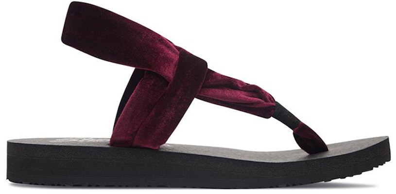 (Women) Skechers Meditation Sandal 'Burgundy Fashion' 31551-WINE Order (Women) Skechers Meditation Sandal 'Burgundy Fashion' 31551-WINE