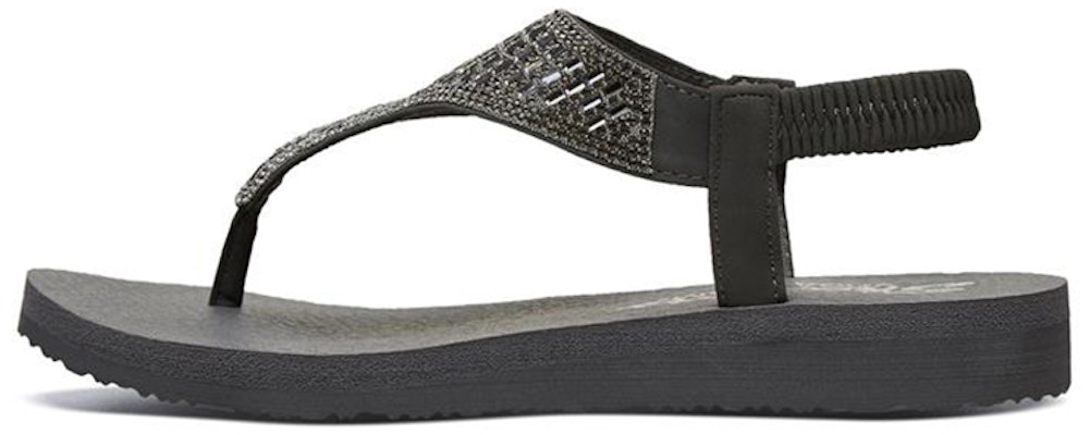 (Women) Skechers Meditation Sandal 'Charcoal Gray' 31560-CCL Buy (Women) Skechers Meditation Sandal 'Charcoal Gray' 31560-CCL