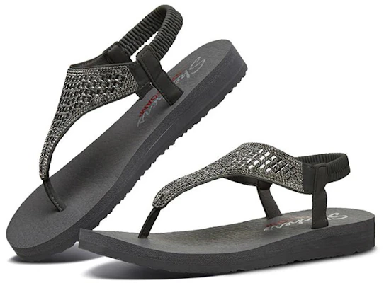 (Women) Skechers Meditation Sandal 'Charcoal Gray' 31560-CCL Lookbook (Women) Skechers Meditation Sandal 'Charcoal Gray' 31560-CCL